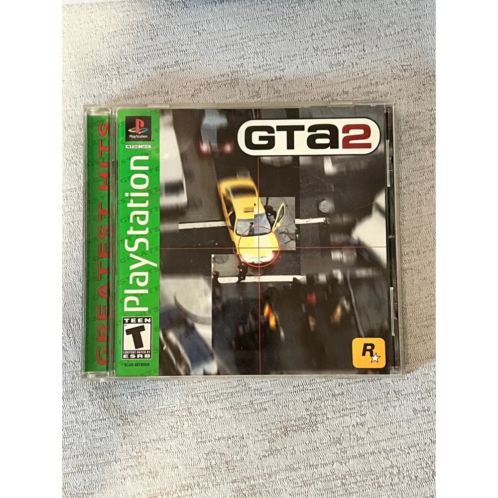 Grand Theft Auto 2 Sony PlayStation 1 PS1 Greatest Hits GTA 2 SLUS-00789GH Retro